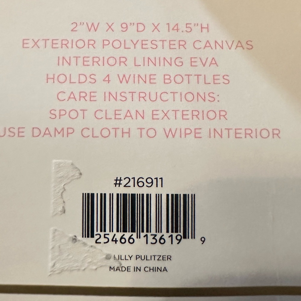 Lily Pulitzer Wine Carrier | NWT - Picture 7 of 10